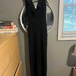 Elegant Black Sleeveless jumpsuit